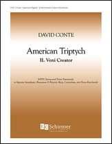 American Triptych: 2. Veni Creator SATB choral sheet music cover